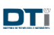 Logo DTI na cor cinza e azul